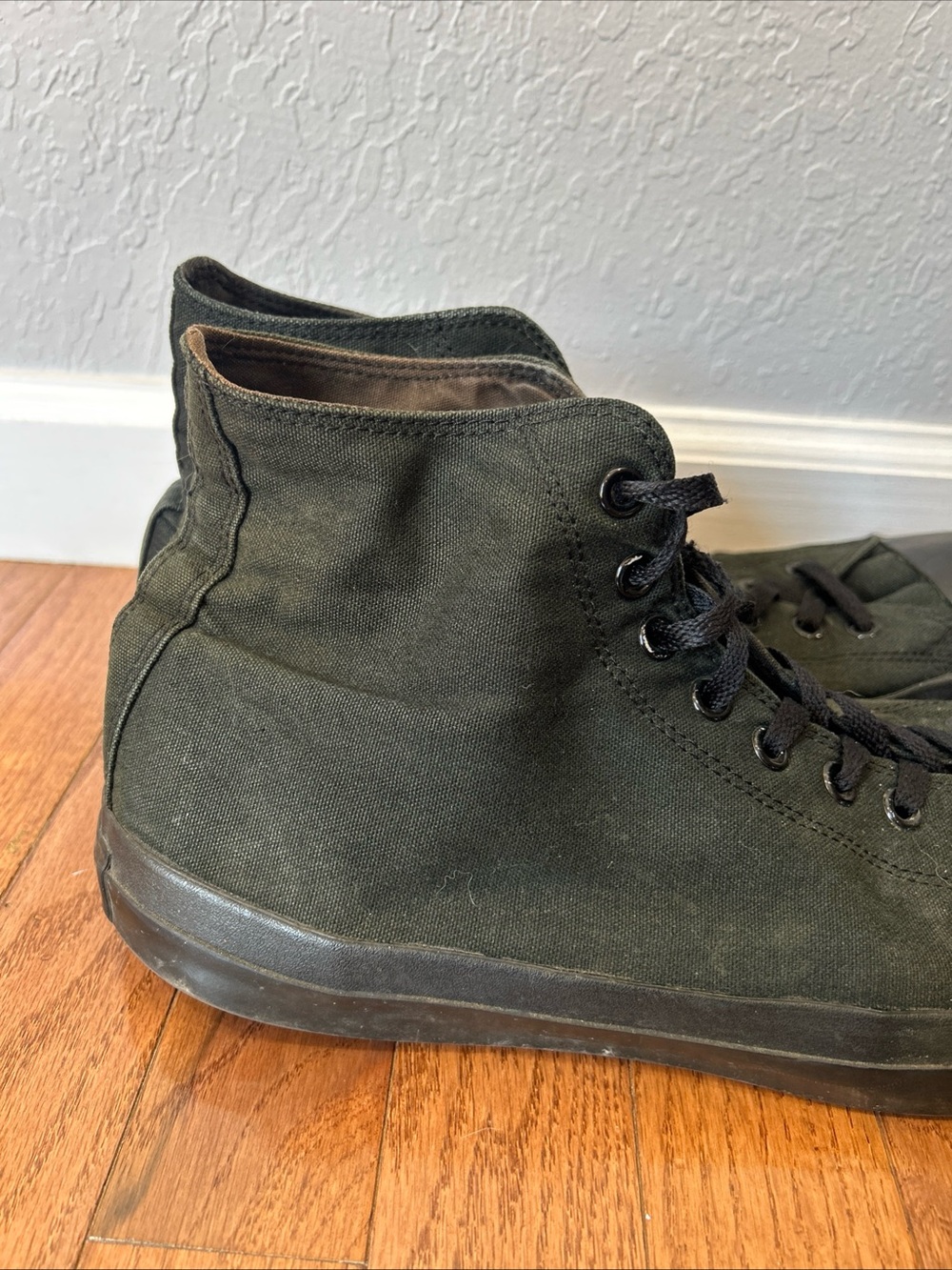 Converse Chuck Taylor Sneakers High Top Shoes Men’s Size 15 Triple Black - Picture 6 of 14